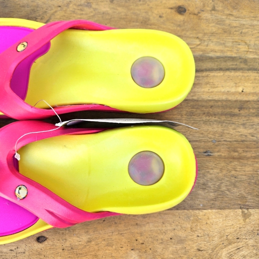 Hawaiian Jellys Ultra Comfort Mango  Unisex  Sandals Women's Size 8 - Picture 13 of 15